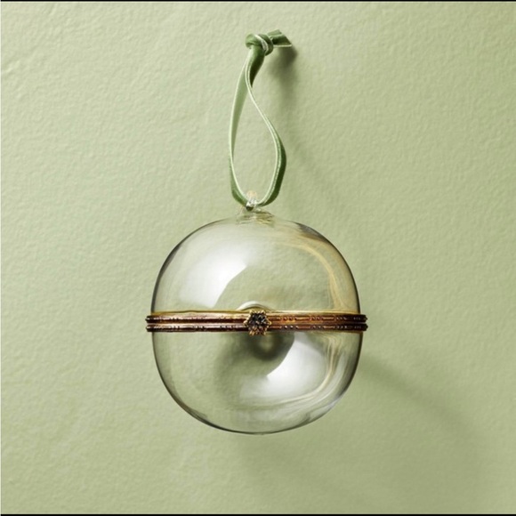 2 Smooth Glass Christmas Tree Ornaments - Hearth & Hand with Magnolia - Picture 1 of 4